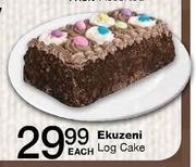Ekuzeni Log Cake-Each