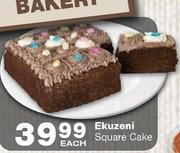 Ekuzeni Square Cake-Each