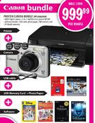 Canon Printer/Camera Bundle (MP280&A800) + USB Cable + 2GB Memory Card + Photo Paper + Software