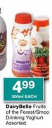 Dairy Belle Fruits Of The Forest/Smooth Drinking Yoghurt-300ml Each