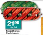 Eskort Franse/Knoffelpolonie-1kg