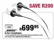 Bose In Ear 2 Earphones