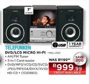 Telefunken DVD/LCD Micro Hi-Fi (TMDL-200)