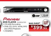 Pioneer DVD Player (DV2012K/120)