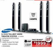Samsung 5.1 DVD Tallboy Home Theatre System (HT-D355K)