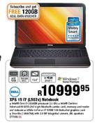 Dell XPS 15 i7(L502x)Notebook