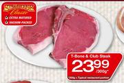 T-Bone & Club Steak-300g