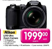 Nikon L310 Ultra Zoom Camera-Each