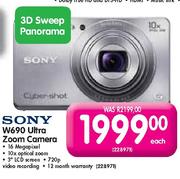Sony W690 Ultra Zoom Camera-Each