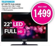 Telefunken FHD LED TV(TLED-220FHD)-22"