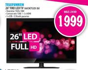 Telefunken FHD LED TV(66cm)TLED-26)-26"