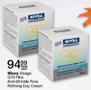 Nivea Visage Q10 Plus Anti-Wrinkle Pore Refining Day Cream-50ml