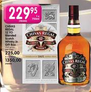 Chivas Regal 12 Yo Blended Scotch Whisky In Gift Box-1*750ml