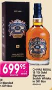 Chivas Regal 18 Yo Gold Signature Scotch Whisky In Gift Box-1*750ml