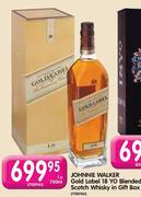 Johnnie Walker Gold Label 18 Yo Blended Scotch Whisky In Gift Box-1*750ml