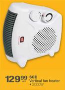 SCE Vertical Fan Heater-2000W