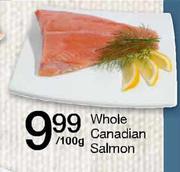 Whole Canadian Salmon-100g