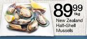 New Zealand Half-Shell Mussels-1kg