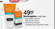 Neutrogene Visibly Clear Spot Stress Control Daily Scrub-150ml