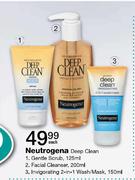 Neutrogena Deep Clean Gentle Scrub-125ml Each