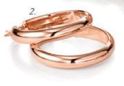Dolce Vita Brass/Bronze 18ct Gold Plated Earring