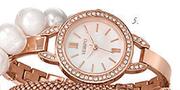 Dolce Vita Brass/Bronze 18ct Gold Plated Watch