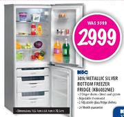KIC 309L Metallic Silver Bottom Freezer Fridge (KB6032ME)
