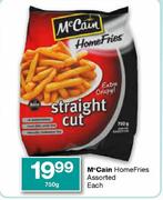 McCain Home Fries Assorted-750g Each