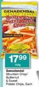 Genadendal Mountain Crisp/Butternut & Sweet Potato Chips-750g Each