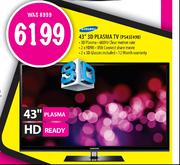 Samsung HD Ready 3D Plasma TV-43"