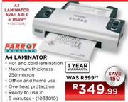 Parrot A4 Laminator