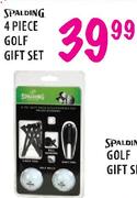 Spalding 4 Piece Golf Gift Set