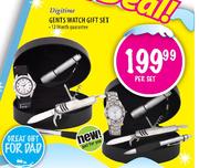 Digitime Gents Watch Gift Set-Per Set
