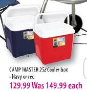 Camp Master Navy Or Red Cooler Box-25ltr