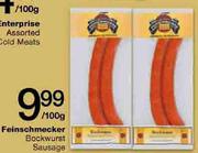 Feinschmecker Bockwurst Sausage-100gm