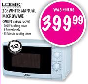 Logik White Manual Microwave Oven-20Ltr(MM720CW)
