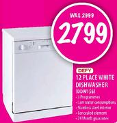 Defy 12 Place White Dishwasher(DDW156)