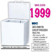 KIC White Chest Freezer-207Ltr(KCG210)