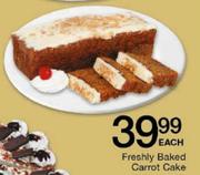 Freshly Baked Carrot Cake-Each
