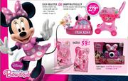 Disney Minnie Mouse Bow-tique Cash Register Or Shopping Trolley-Each