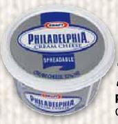 Philadelphia Cream Cheese Tub-250g