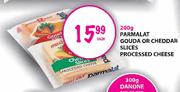 Parmalat Gouda or Cheddar Slices Processed Cheese-200gm-Each
