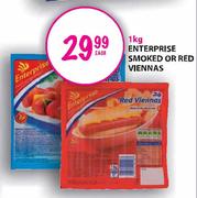 Enterprise Smoked or Red Viennas-Each