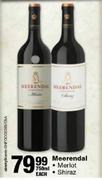 Meerendal Merlot/Shiraz-750ml Each