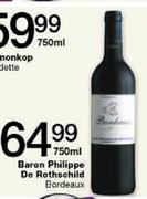 Baren Philippe De Rethschild Bordeaux-750ml