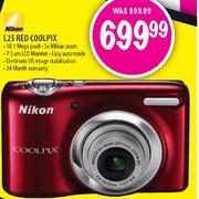 Nikon Red Coolpix-L25