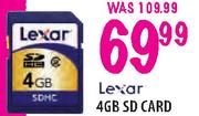 Lexar 4GB SD Card