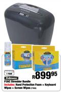 Fellowes P35C Shredder Bundle
