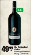 Du Toitskloof Cellar Pinotage/Merlot/Ruby Cabernet-1.5Ltr