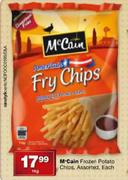 Mcain Frozen Potato Chips Assorted-1kg